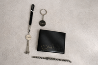 Personalized Leather Wallet - Black