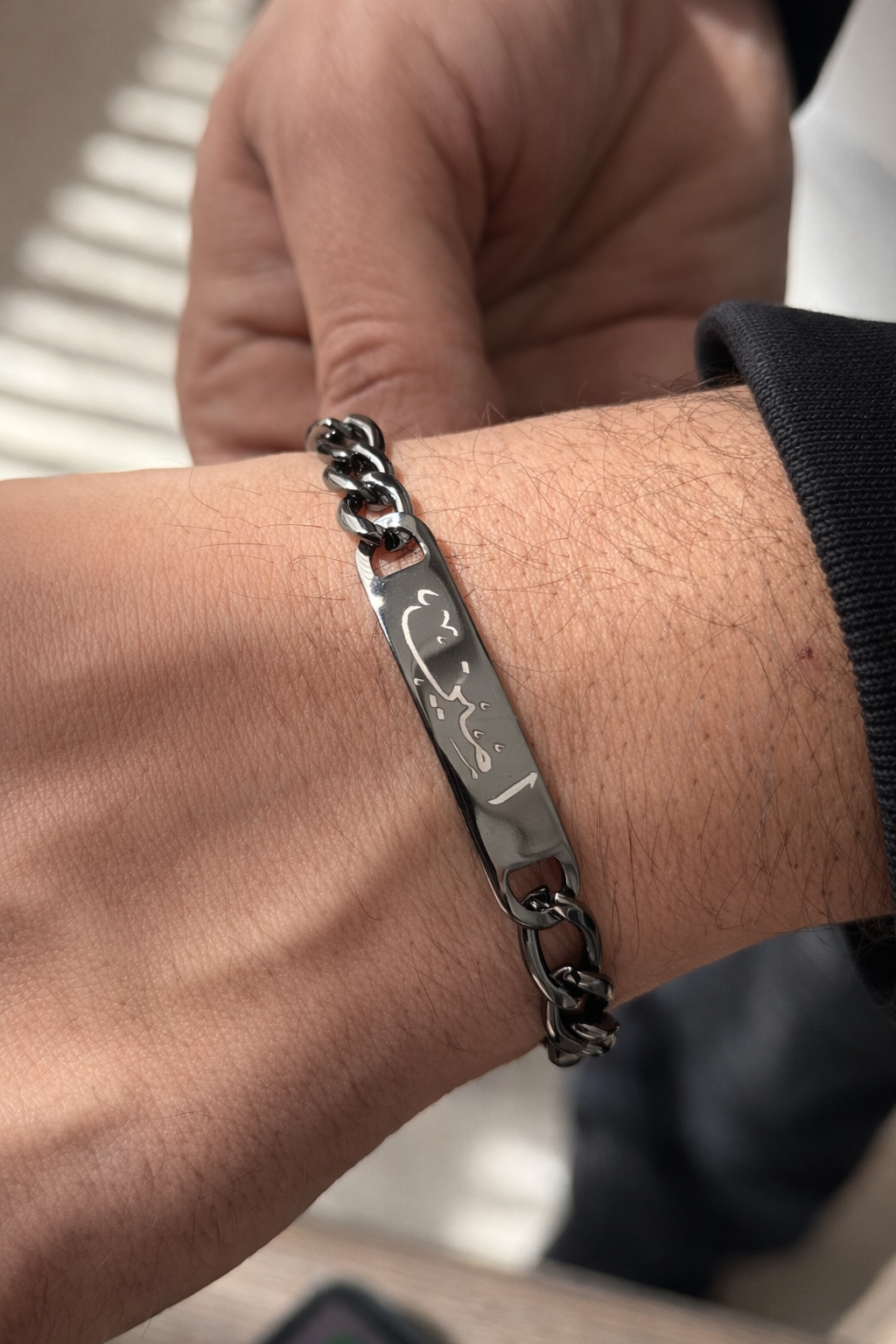 Personalized Stainless Steel Bracelet